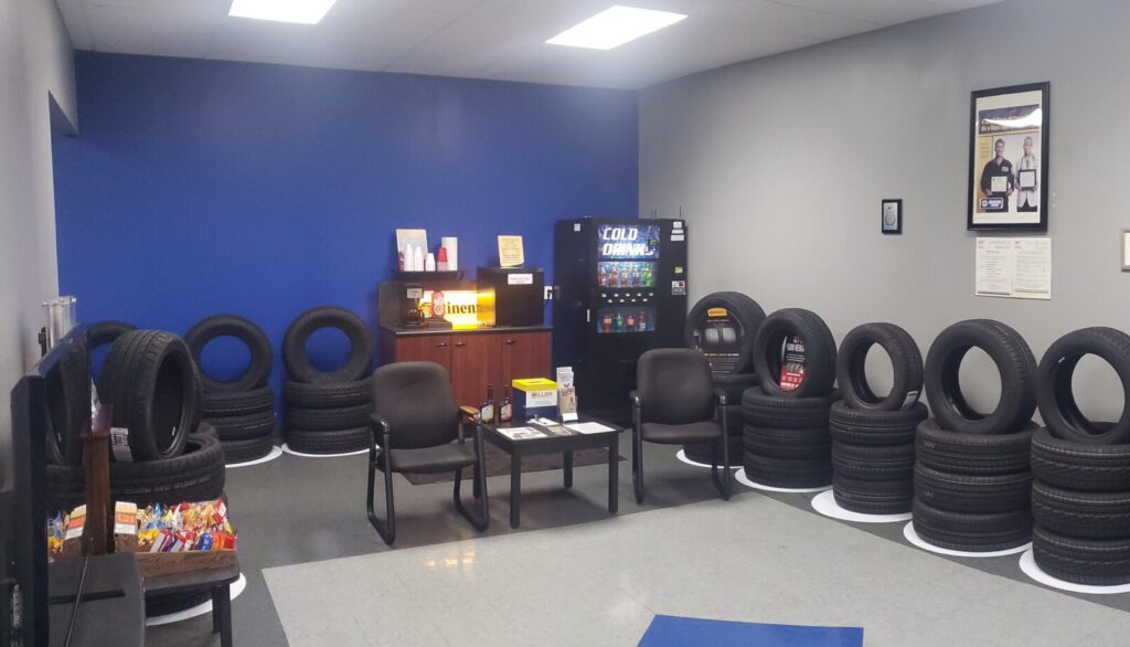 tire shop inside